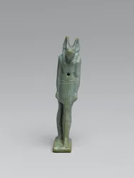 Figura in piedi di Anubi, 665-332 a.C.